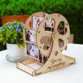 Personalized Ferris Wheel Photo Frame – Custom 8 Photos Rotating Display