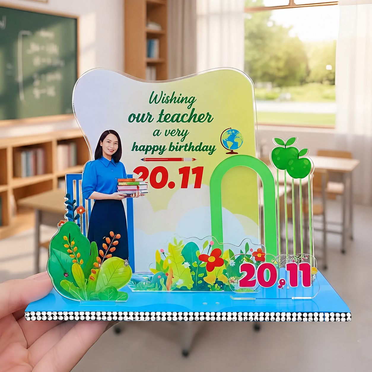 "Eternal Love" Personalized Anniversary Diorama – Custom Photo Standee Display