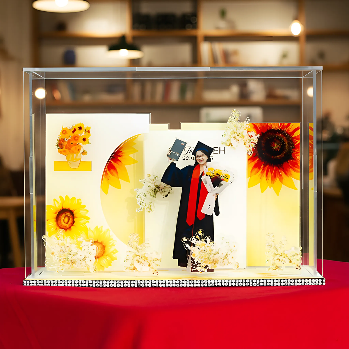 "Eternal Love" Personalized Anniversary Diorama – Custom Photo Standee Display