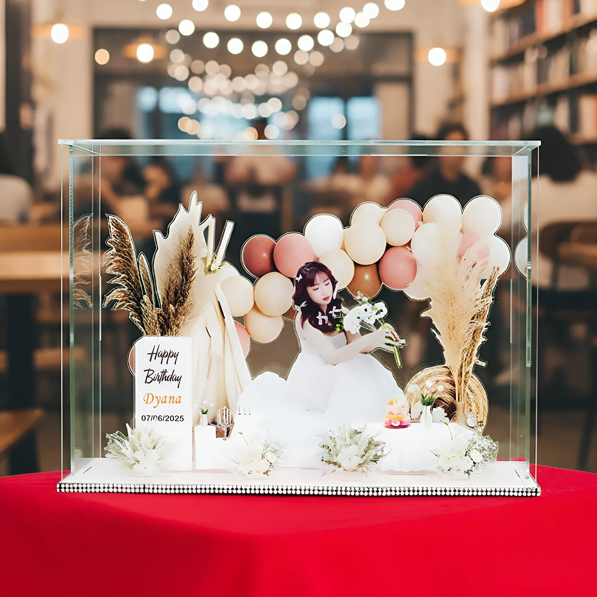 "Eternal Love" Personalized Anniversary Diorama – Custom Photo Standee Display