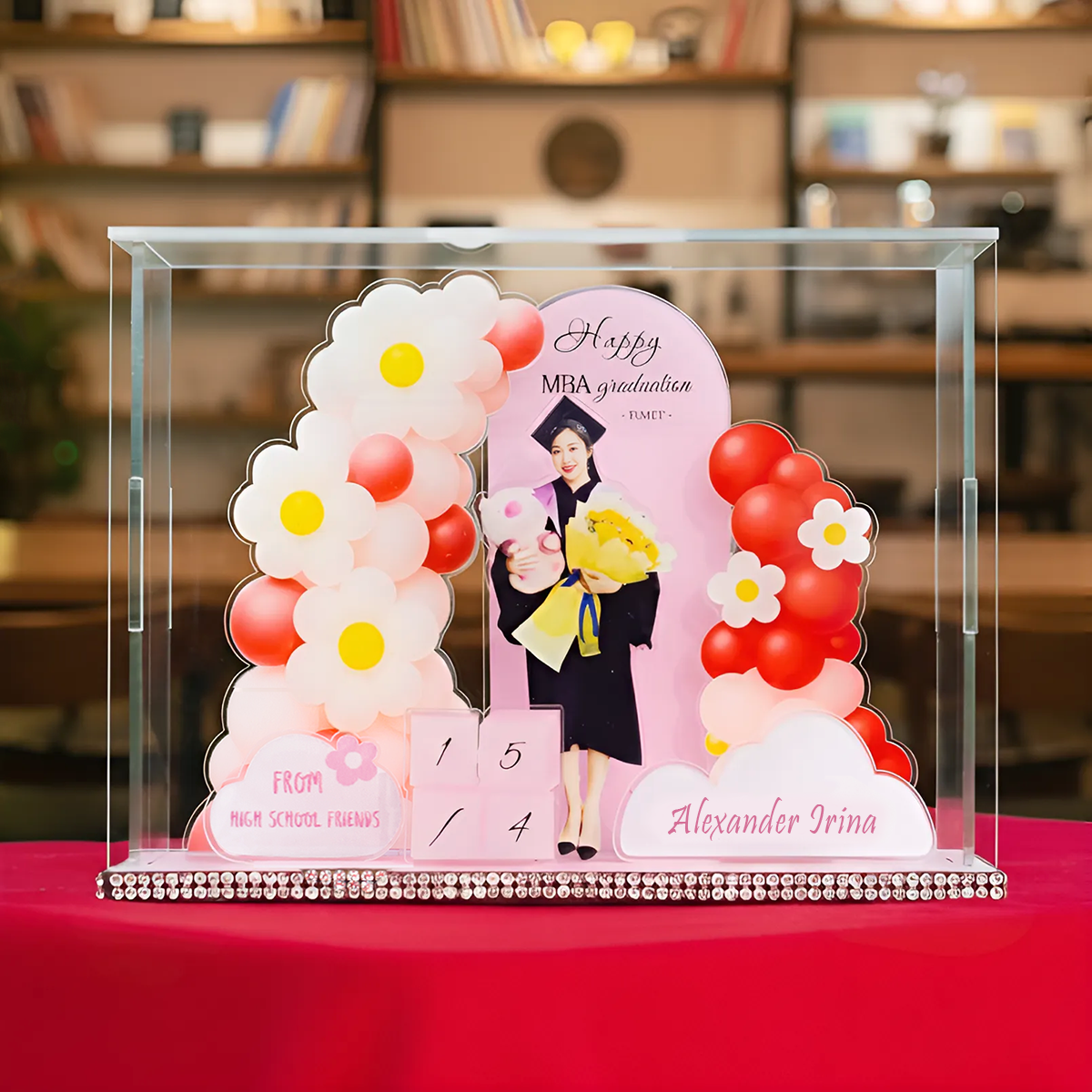 "Eternal Love" Personalized Anniversary Diorama – Custom Photo Standee Display