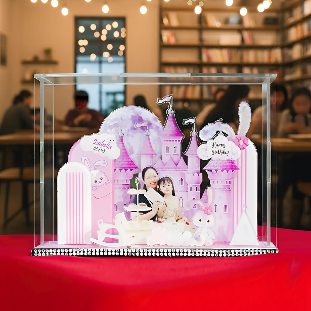 "Eternal Love" Personalized Anniversary Diorama – Custom Photo Standee Display